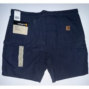 Carhartt‎ Mens Original Fit Work Shorts Blue Canvas Size 44 Brand New With Tags